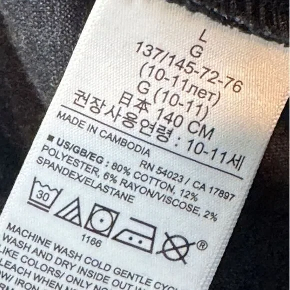 GAP Kids Velvet Black Overalls M - Picture 5 of 7